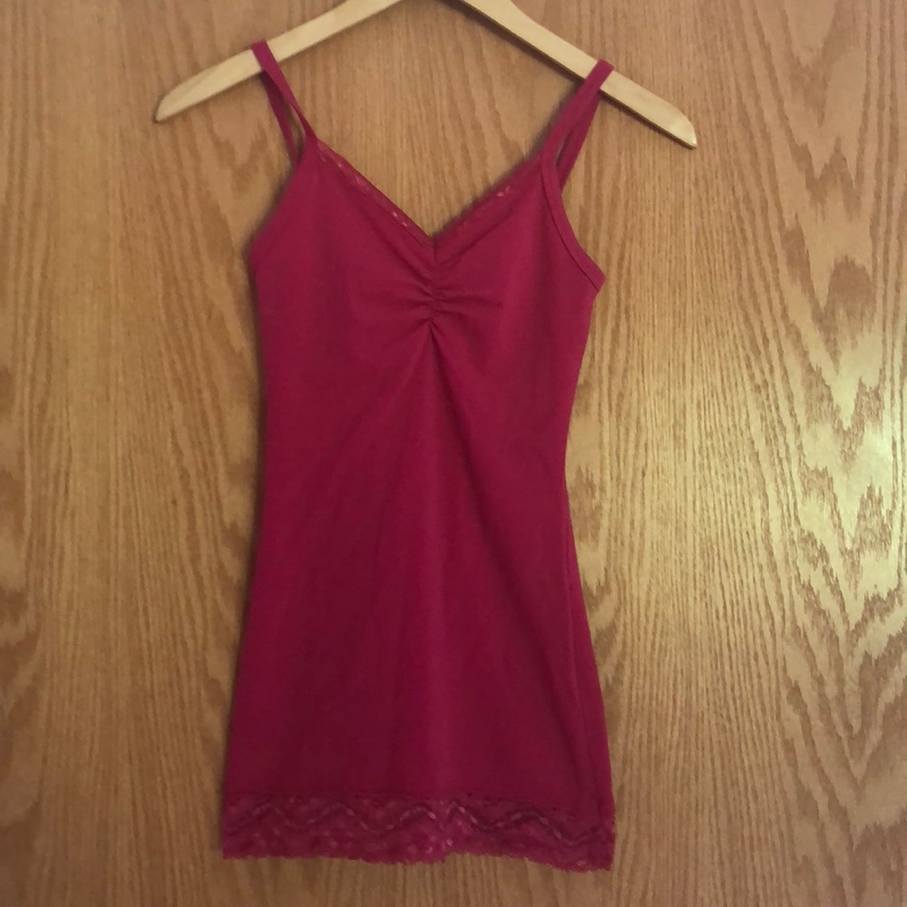 Pink tank top